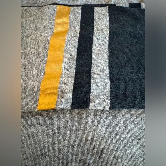 J. Crew long sleeved tshirt with metallic gold print on front and sleeves NWOT S - Picture 9 of 11